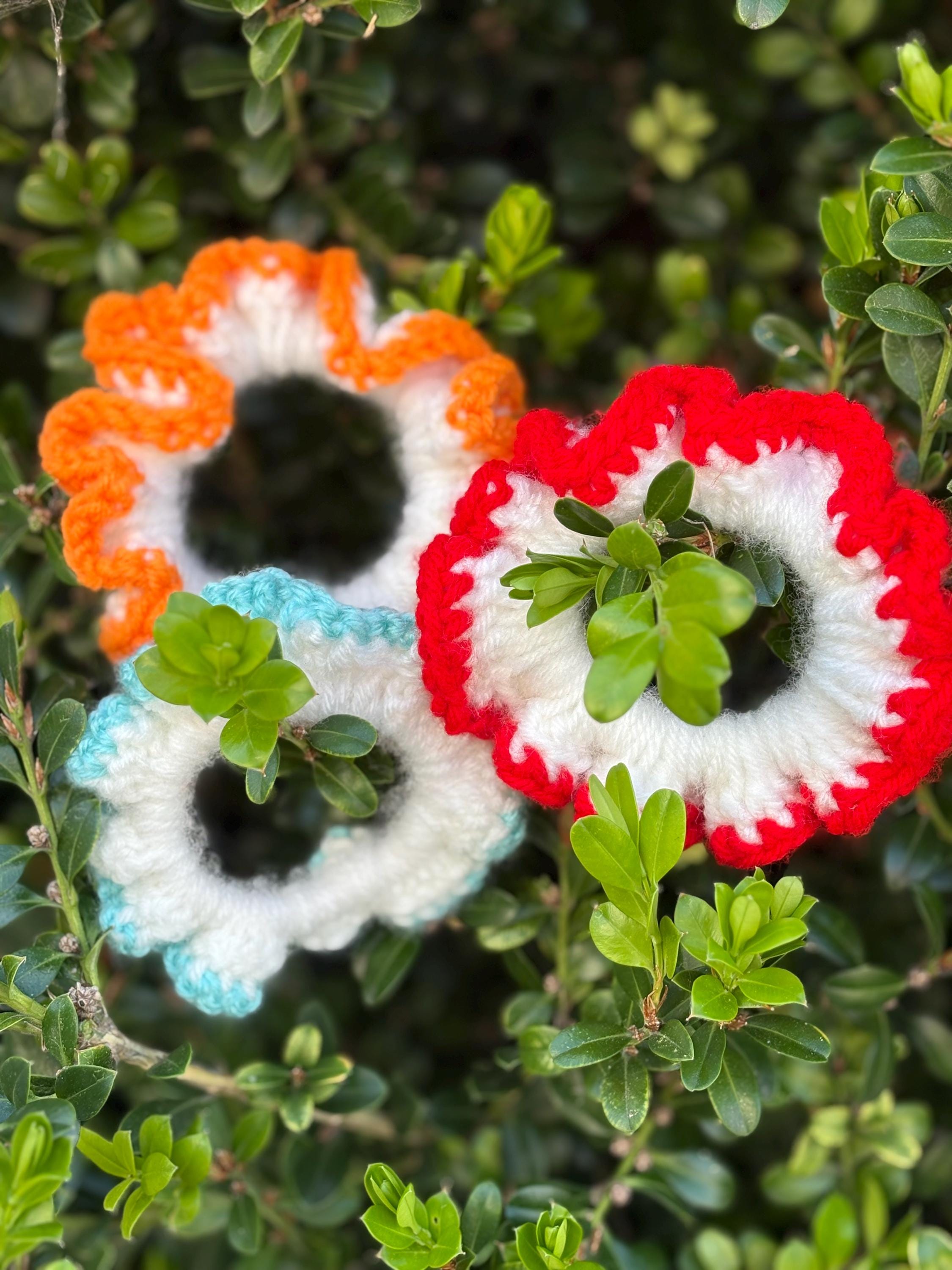 Handmade Crochet Scrunchies - Etsy