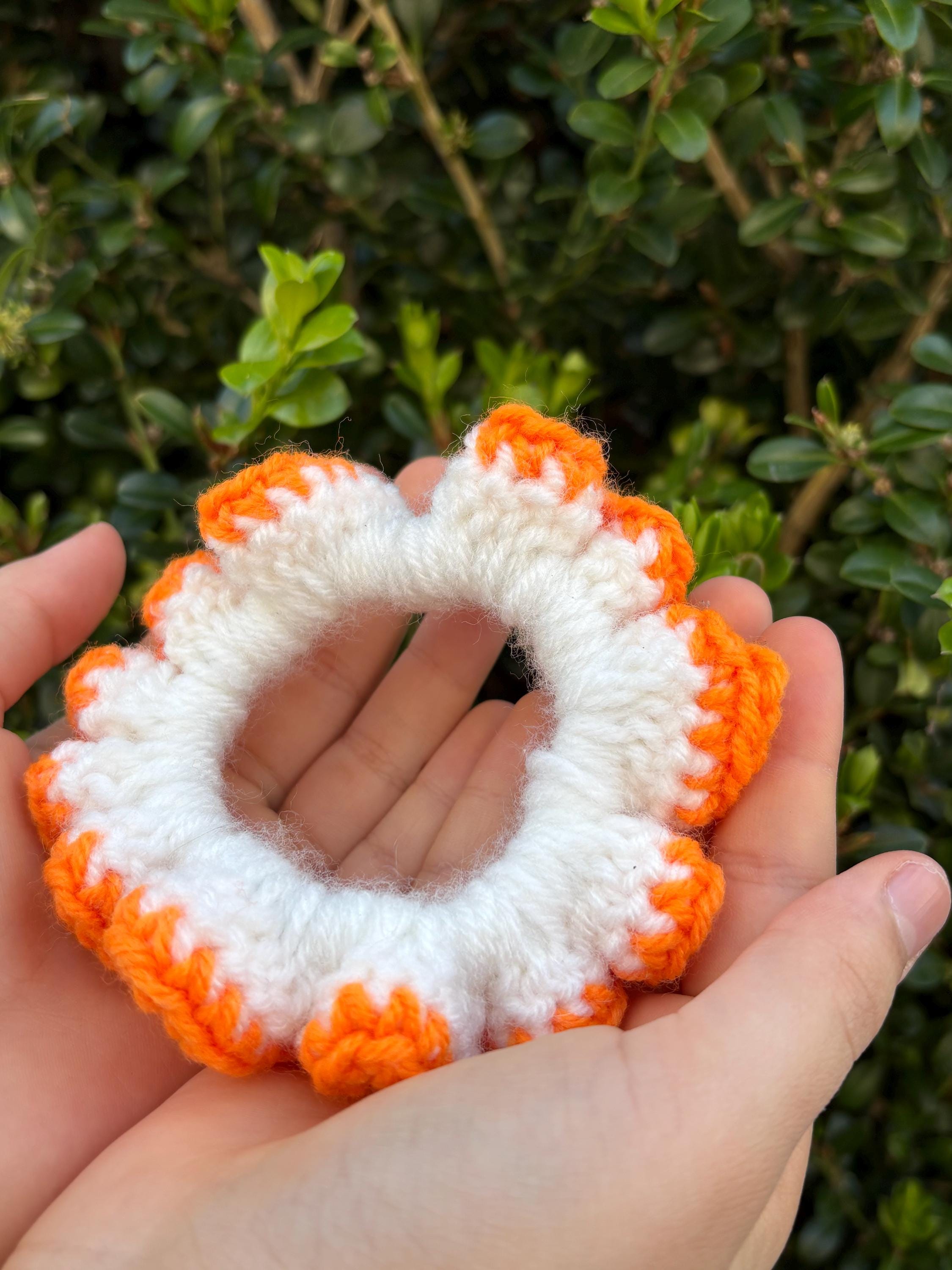 scrunchy♡handmade【1474】 Handmade Crochet Scrunchies - Etsy