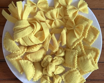 Filz Lebensmittel - Pasta Bundle - Schnittmuster PDF