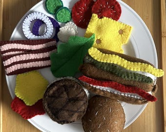 Felt Food - Cookout Bundle - Sewing Pattern PDF
