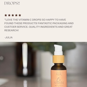 Vitamin C Serum 10% | Brightening | Hydrating Makeup Primer image 2