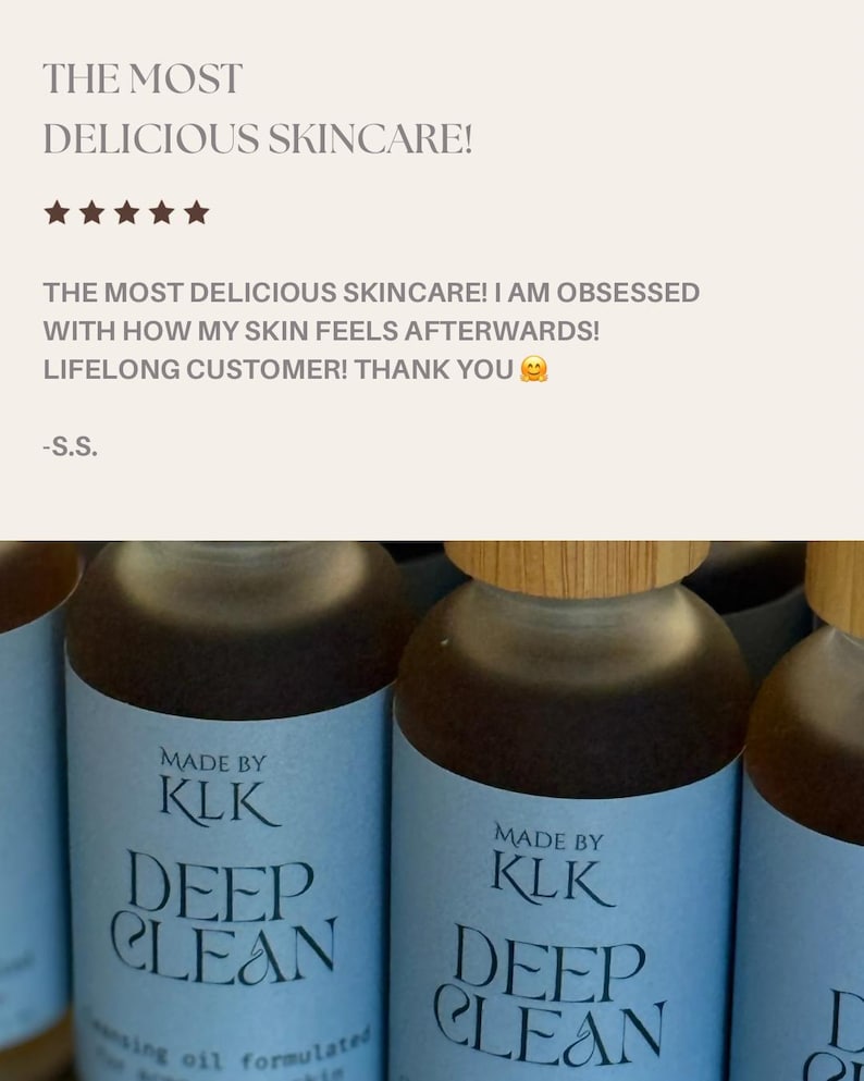 Deep Clean-Organic Cleansing Oil for Makeup Removal and Double Cleansing image 2