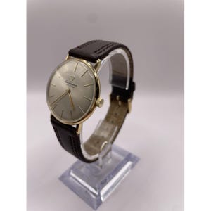 Vintage Jules Jurgensen 18K Solid Gold Ultra Thin Manual Wind Watch - 1950s-60s - 29g Total Weight