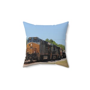 Eisenbahn Enthusiast Kissen, Zug Liebhaber Wohnkultur, Eisenbahn Fan Kissen, Zug Fotografie Dekokissen