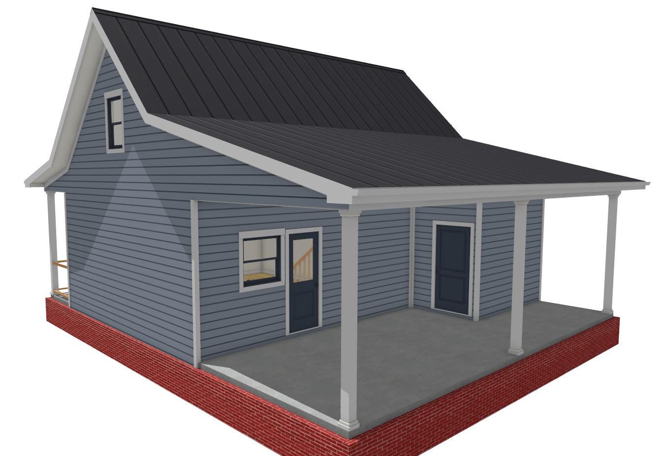 Cabin With Loft House Plans - Etsy