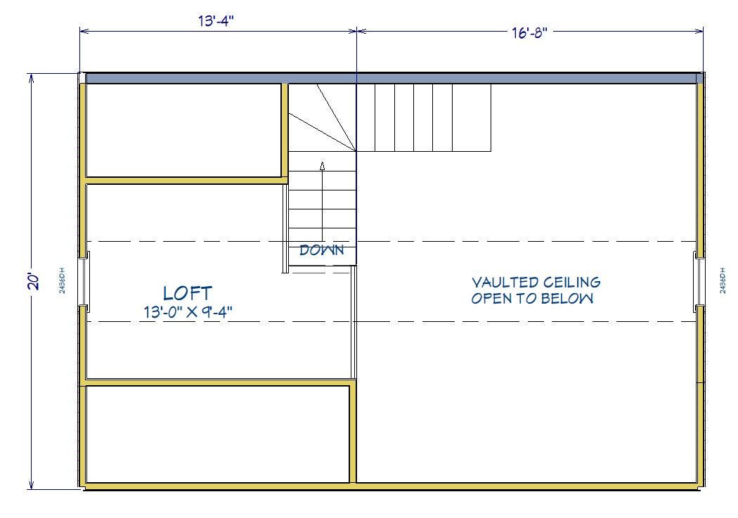Cabin With Loft House Plans - Etsy