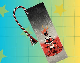 Ritual Lamb Bookmark | 2” x 6” Bookmark | Cult of the Lamb Fan Art | Handmade Bookmark
