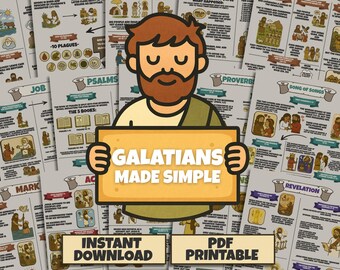 Matthew Bible Study Guide: Visual New Testament Summary (PDF Download ...