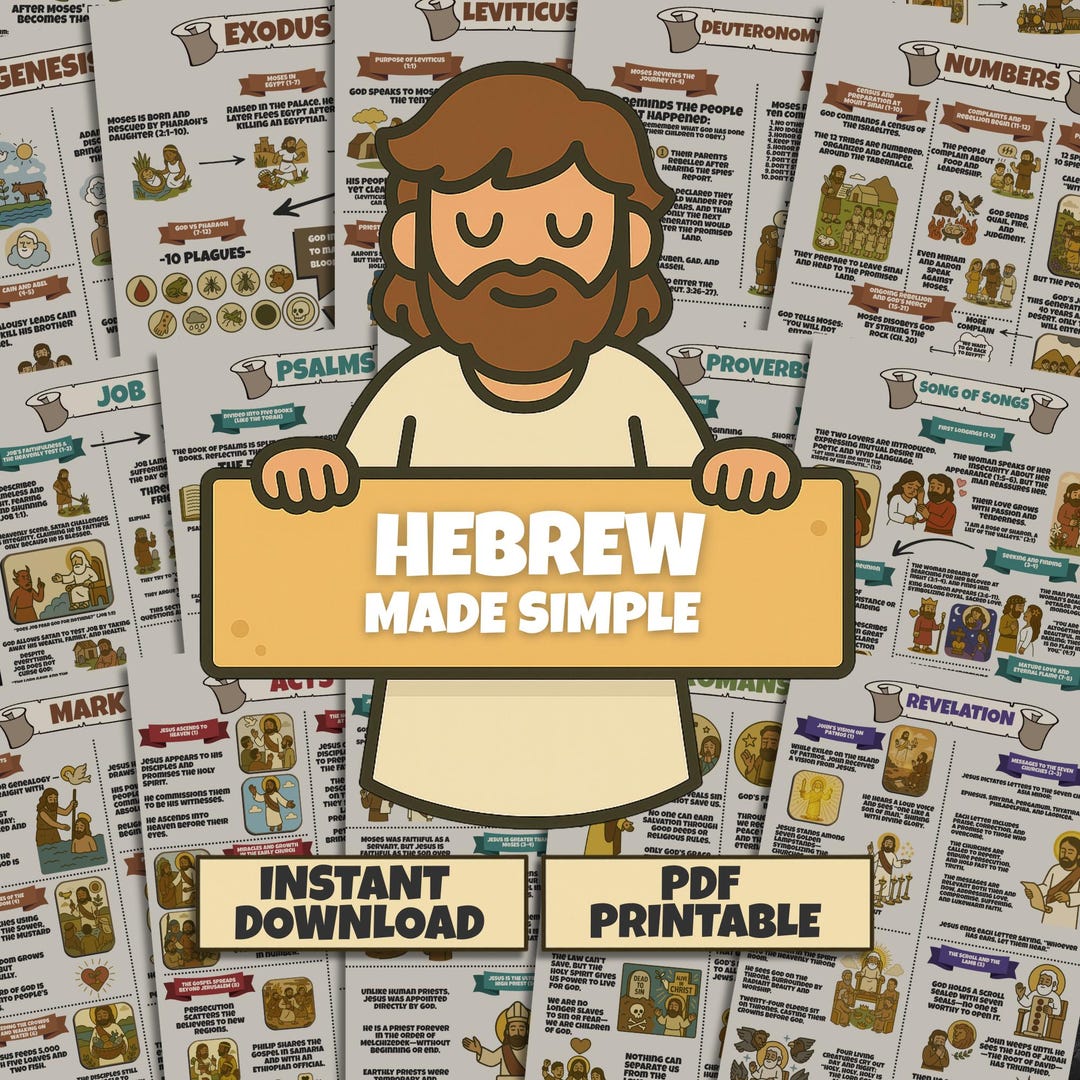 Hebrews Visual Bible Study Guide, New Testament Printable (PDF) - Etsy