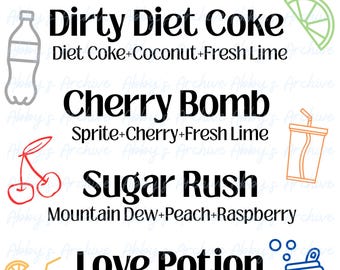 Classic Dirty Soda Bar