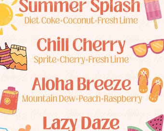 Summer Dirty Soda Bar