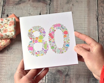 80th Birthday Card For Her