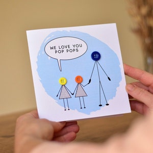 Nous t'aimons carte grand-père - carte d'anniversaire pour grand-père