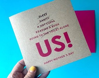 Us Funny Mother's Day Card