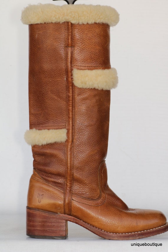 frye fleece lined boots