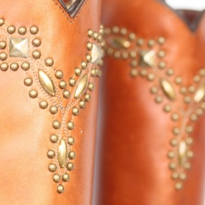 NEW One of a Kind, tall and sexy, Studded Frye boho leather riding boots 7.5 NWOB