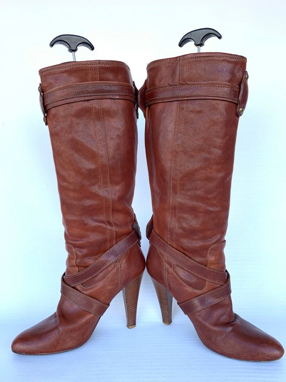 Gorgeous Vintage Coach Riding Boots Made in Italy… - image 4