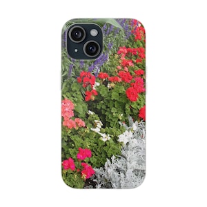 Floral iPhone Flexi Case, Vibrant Flower Phone Cover, Nature Inspired Phone Accessory, Cute Gift for Garden Lovers, Spring Vibes