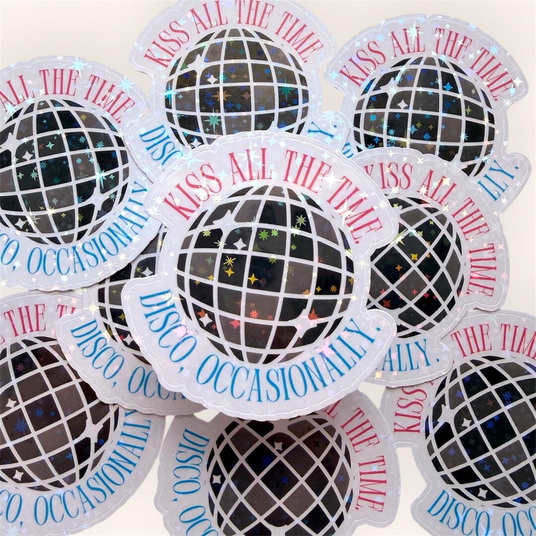 Harry Styles Disco Ball Sticker, Holographic Vinyl Sticker, Water ...