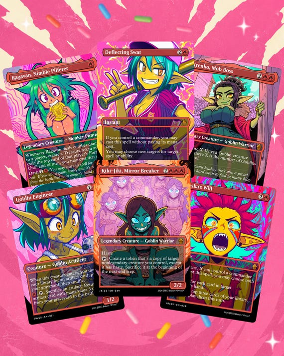Goblin Storm Commander Precon Deck! 108 Double-sided Full Art