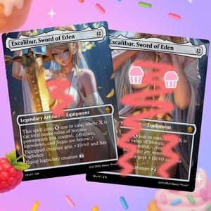 エデンの剣 エクスカリバー × ルナフレーナ | MTG × ファイナルファンタジー プロキシカード