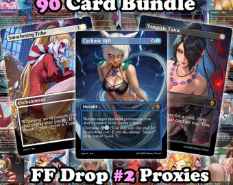 Final Fantasy Commander Staples #2! 90 Cartas | Cartas Premium com Arte Proxy para EDH