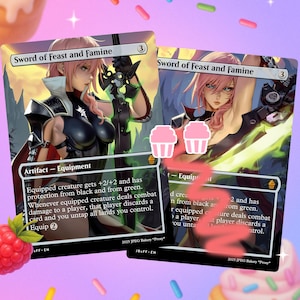 饗宴と飢餓の剣×雷鳴 シングル | MTG x ファイナルファンタジー プロキシカード