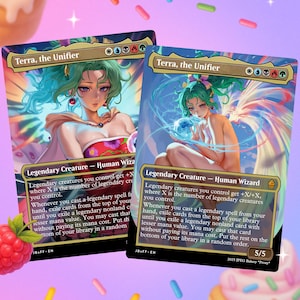 Jodah, el Unificador x Terra Branford / Tarjeta Proxy / MTG x Final Fantasy