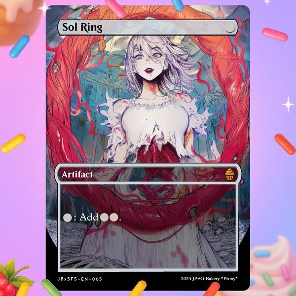 Sol Ring x Junji Ito Horror Art | Premium Proxy Card EDH