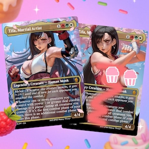 Tifa, Kampfkünstlerin | MTG x Final Fantasy Proxy-Karte