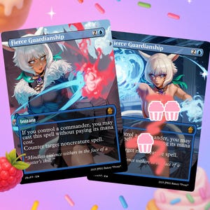 Tarjeta proxy de Fierce Guardianship x Y'shtola / MTG x Final Fantasy