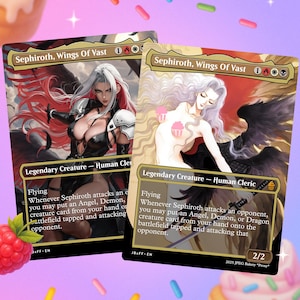 ヴァストのカーリア x セフィロス | MTG x ファイナルファンタジー アニメ ワイフ プロキシカード