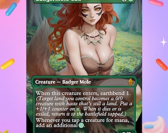 Badgermole Cub | Proxy Art Card EDH