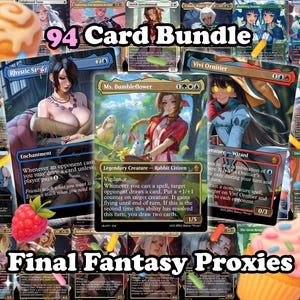 Final Fantasy Mega-Bundle! 94 Karten | MTG x Final Fantasy Proxy-Karten