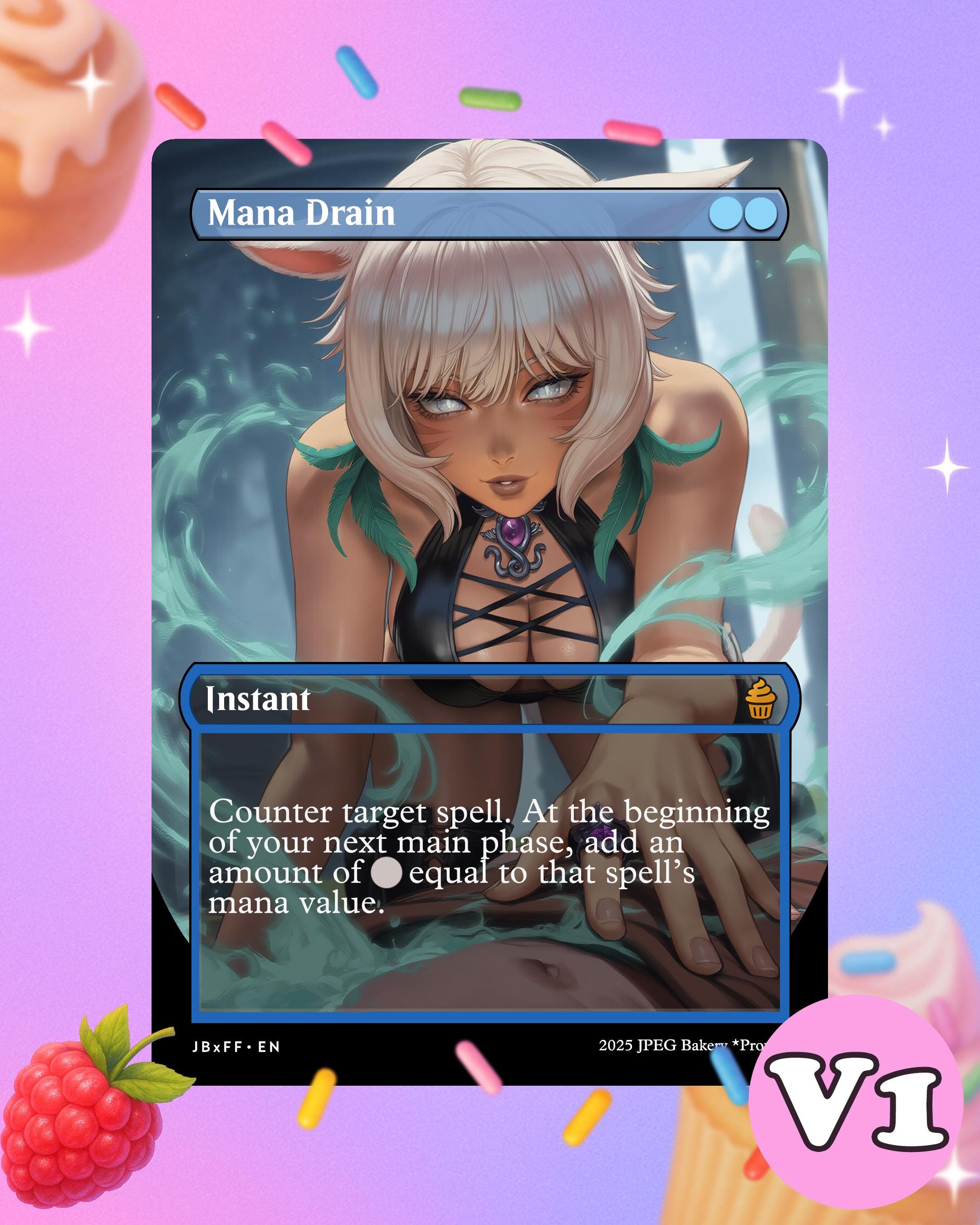mtg waifu cards Avacyn, Angel of Hope – MTG Custom Proxy Card main image 1