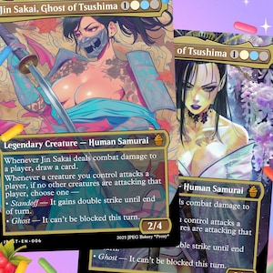 Jin Sakai, Geist von Tsushima | Premium Proxy Kunstkarte EDH