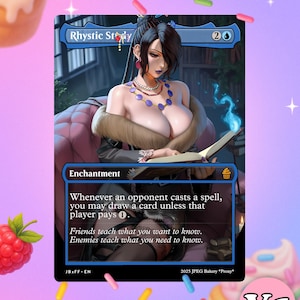 Estudo Rhystic x Lulu | Carta Proxy MTG x Final Fantasy