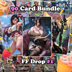 ¡Cartas esenciales para Final Fantasy Commander! 90 cartas / Cartas Proxy de arte premium para EDH