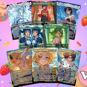 Mejora de mazo de Tidus, guardián de Yuna Commander / MTG x Final Fantasy Proxy Cards