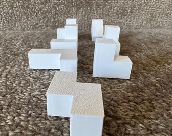 Soma Cube Puzzle: 3D Printed Brain Teaser