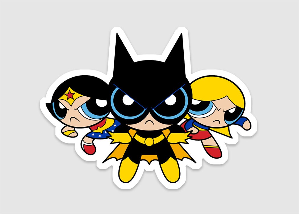 Individual Diecut Superhero Vinyl Sticker