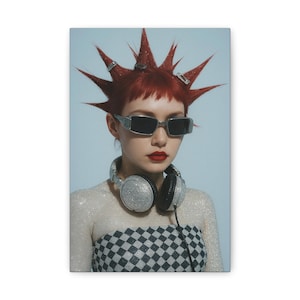 Statis Signal | Punk Art Print, Edgy Wall Decor, Classic Canvas for Home, Unique Gift for Music Lovers, Retro Vibe, Cool Room Accent