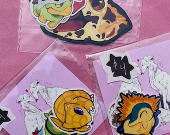 B-Grade Sticker Bags, Assorted Prints, Sticker Sheets