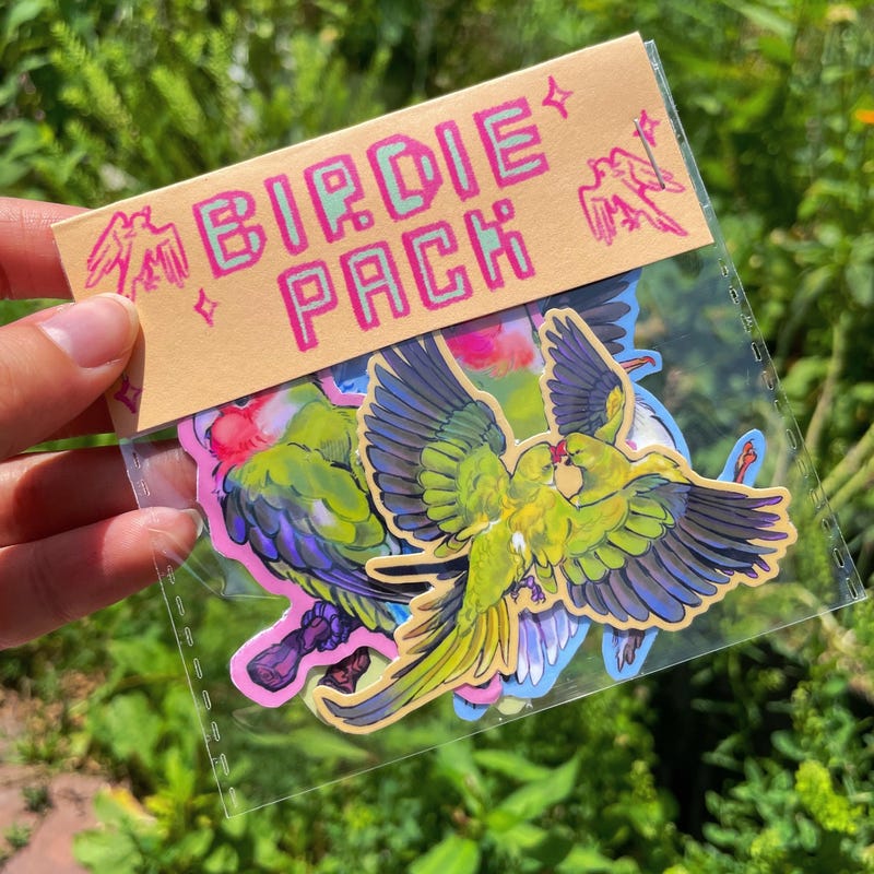 Turquoise Bird Stickers - Etsy