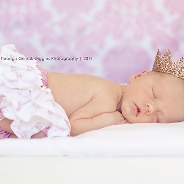 Newborn Crown-Baby Crown-Photography Prop-Baby Shower Gift-Infant Crown-Gold Crown-Silver Crown-Photo Prop-Handmade Crown-Tiara