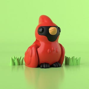 Mini Cardinal Bird