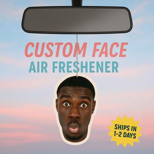 Custom Air Freshener from Photo - Air Freshener - Car Accessories for Boyfriend Fathers Day Decor Christmas Gift for him