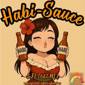 Local pick up only! Habi Sauce – Fiery Habanero Garlic Hot Sauce | Bold, Smoky, Small-Batch Artisan Heat | 5 oz Bottle | No Fillers |