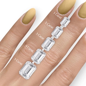 Emerald Cut Lab Grown Diamond, IGI Certified Diamond, Loose Diamond For Jewelry Making, 0.50 To 10.00 Carat Lab Diamond, CVD Diamonds