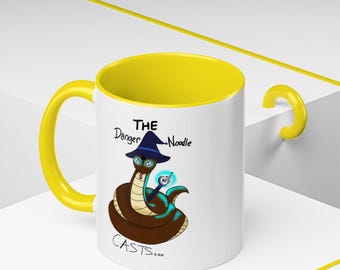 The Danger Noodle cast Fireball DnD accent mug